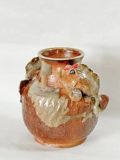 Double Goldfish Vase (Medium/local mixed clays)