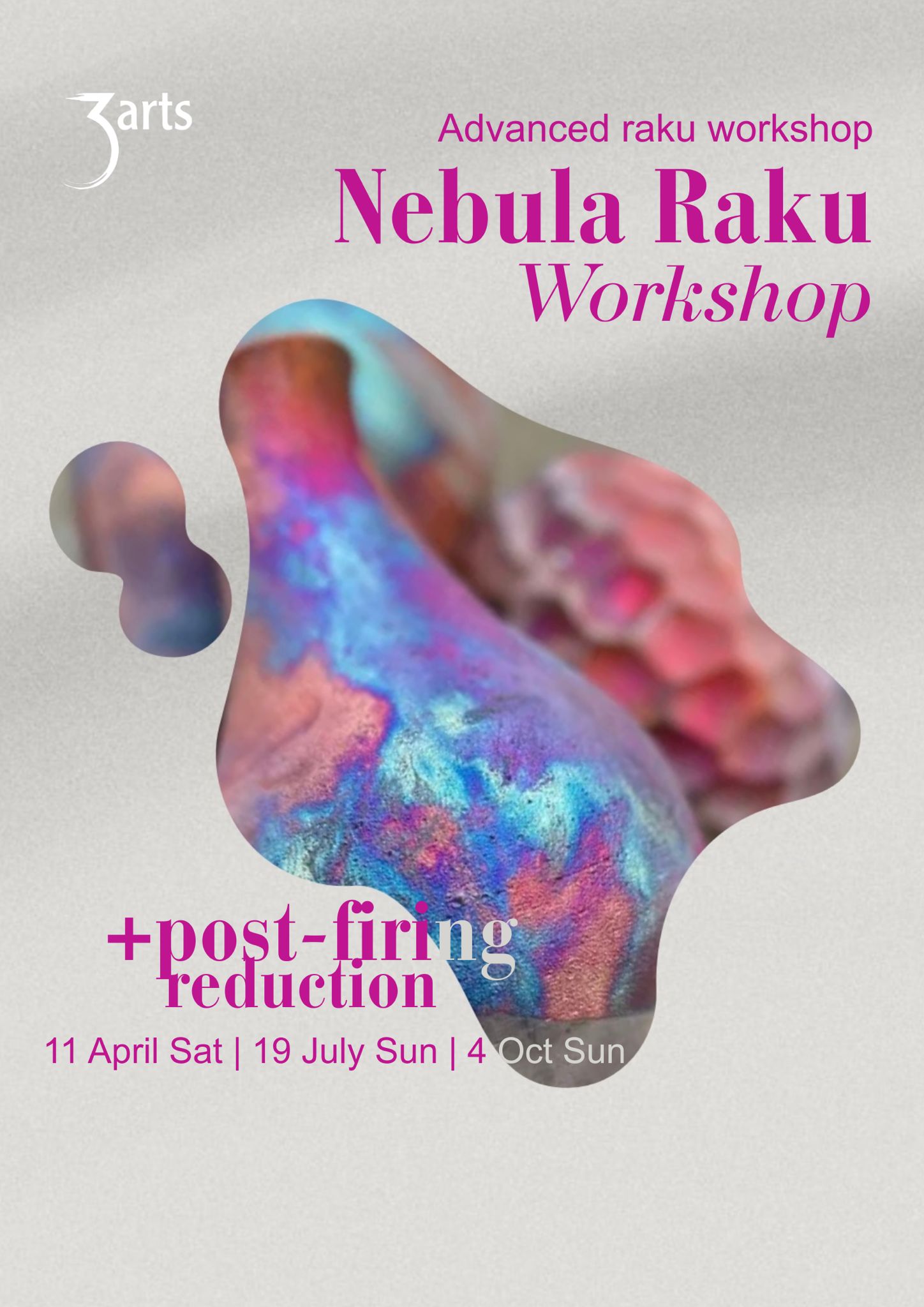 3Arts Nebula Raku Workshop