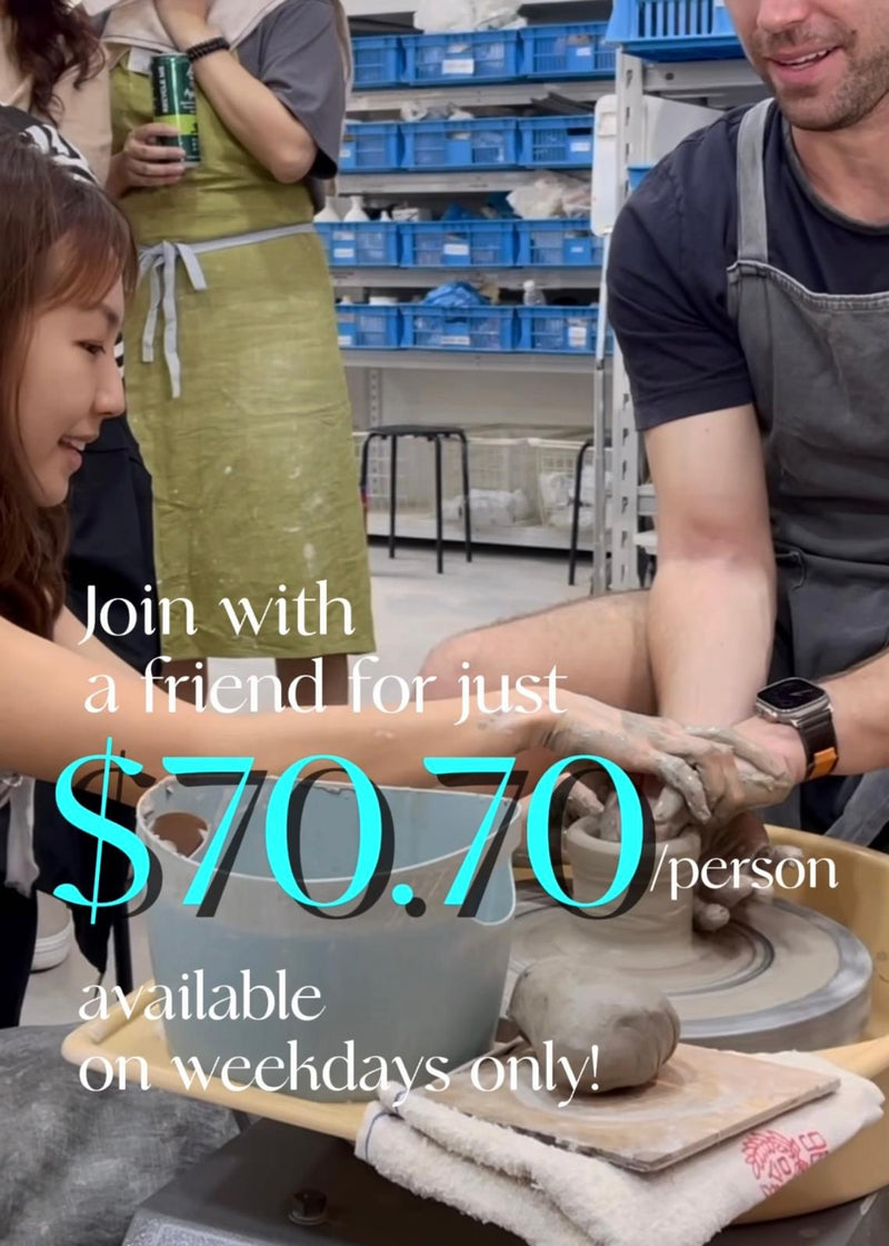 3Arts Pottery Weekday Duo Special